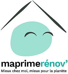 rénovation énergétique et isolation du logement neuf ou ancien : logo MaPrimeRénov'. par niort menuiserie, entreprise de fourniture et pose d'ouvertures et fermetures de l'habitat en Deux-Sèvres, 79, nouvelle-aquitaine, France