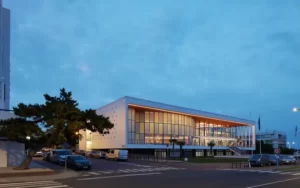 rénovation palais des congrès Royan. article by Niort menuiserie, entreprise de fourniture et pose de menuiserie en Deux-Sèvres (79), Charente (16), Charente-Maritime (17)